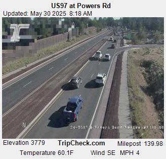 US97 at Powers Rd